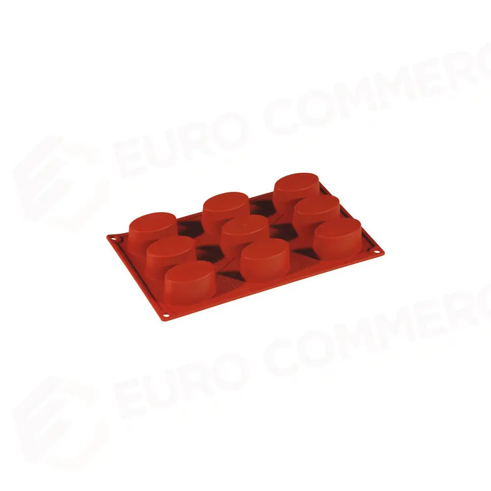 FORMAFLEX STAMPO IN SILICONE MULTIPORZIONE 175 X 300 MM - 9 IMPRONTE OVALE 65 X 41 X H 34 MM VOL. 52 ML - FR041