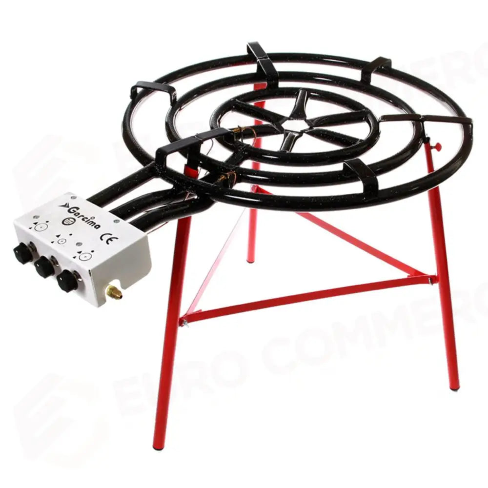 FORNELLO BRUCIATORE CON SUPPORTO RINFORZATO 3 PIEDI 90 CM GAS G20903 GARCIMA - 1380548 - MEDRI