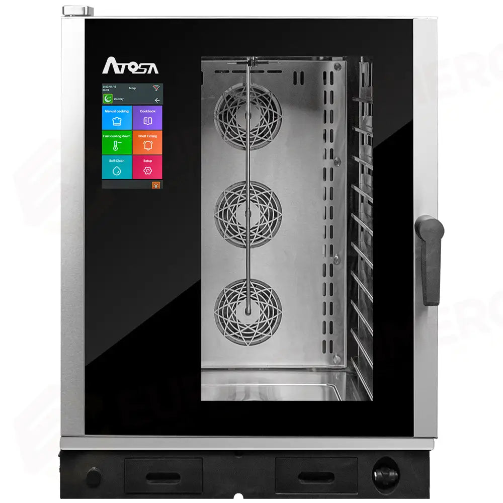 FORNO A CONVEZIONE ATOSA - 10 TEGLIE GN 2/1 - VAPORE DIRETTO - LAVAGGIO INTEGRATO - EPC-1021E3