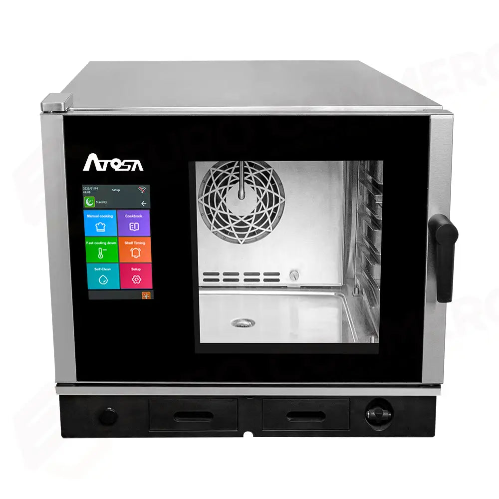 FORNO A CONVEZIONE ATOSA - 5 TEGLIE GN 1/1 - VAPORE DIRETTO - LAVAGGIO INTEGRATO - EPC-0511E1