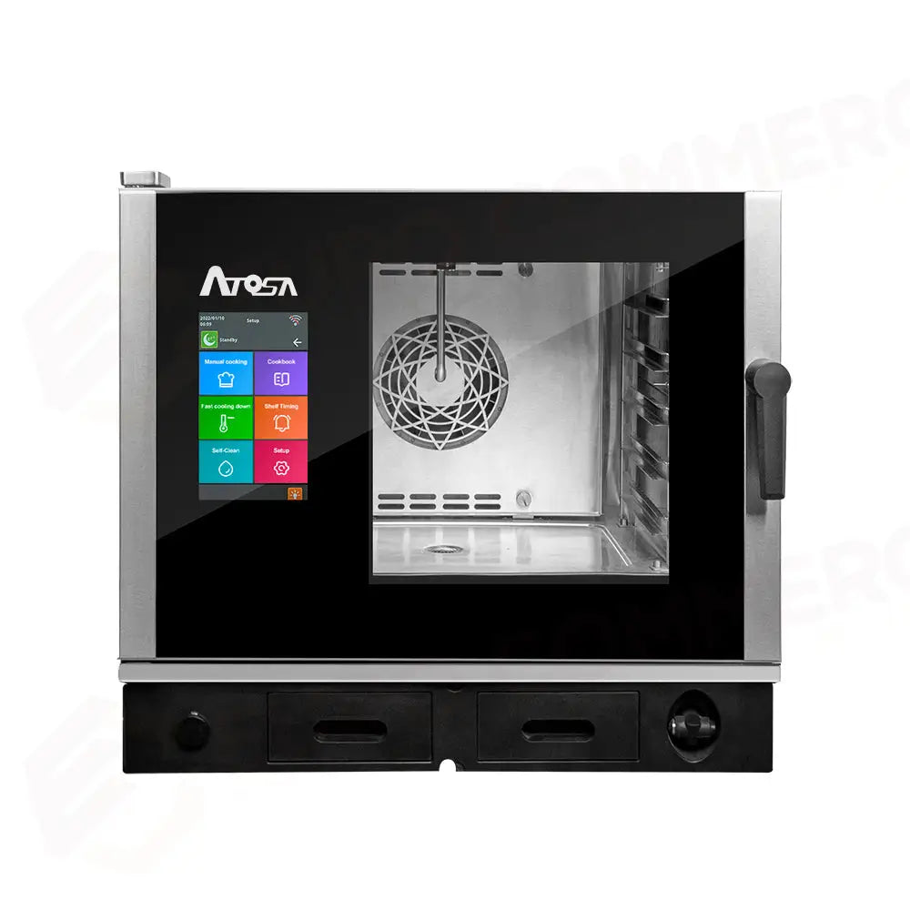 FORNO A CONVEZIONE ATOSA - 5 TEGLIE GN 1/1 - VAPORE DIRETTO - LAVAGGIO INTEGRATO - EPC-0511E1