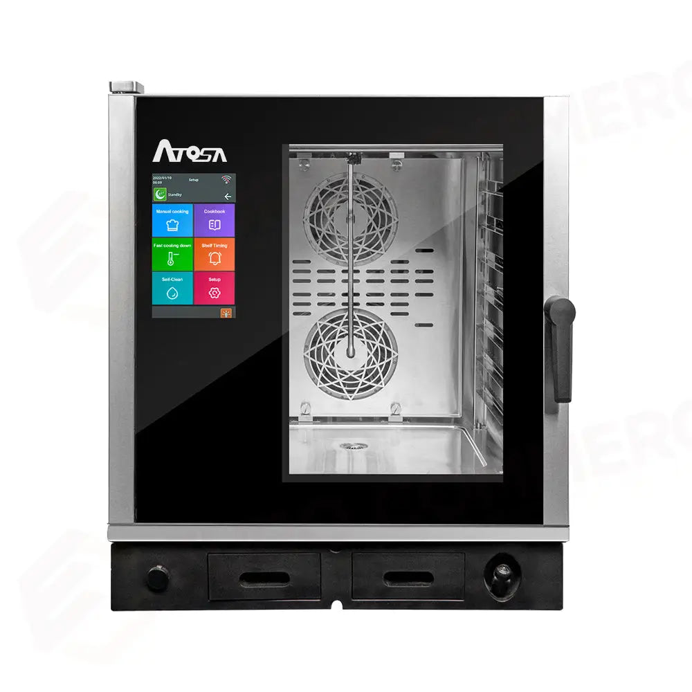 FORNO A CONVEZIONE ATOSA - 7 TEGLIE GN 1/1 - VAPORE DIRETTO - LAVAGGIO INTEGRATO - EPC-0711E2