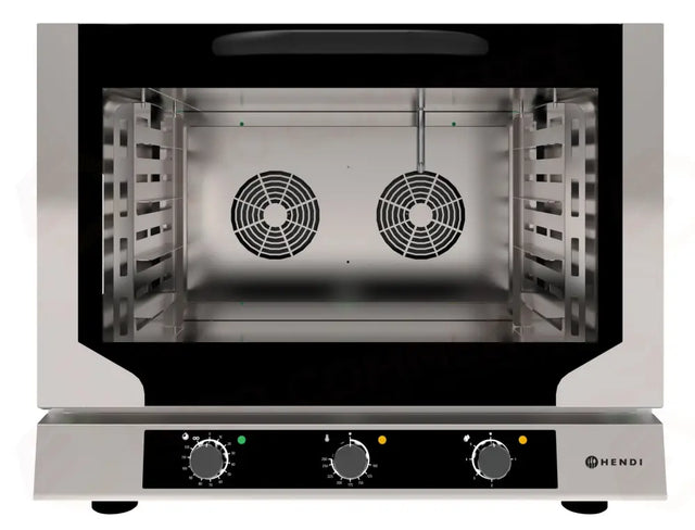 FORNO A CONVEZIONE CON INIEZIONE DI VAPORE, HENDI, 400V/6400W, 783X755X(H)634MM - 225523