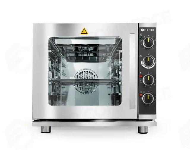FORNO A CONVEZIONE A VAPORE CON GRILL, HENDI, ADATTO PER 4 VASSOI GN2/3, GRIGIO CHIARO, 230V/3000W, - 225929