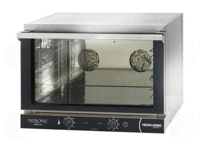 ELECTRIC CONVECTION OVEN WITH VENTILATION FOR PASTRY, CAPACITY 3 TRAYS 600X400 MM (EXCLUDED), VERSION WITH MANUAL CONTROLS - FEM03NEPSV - KAREL
