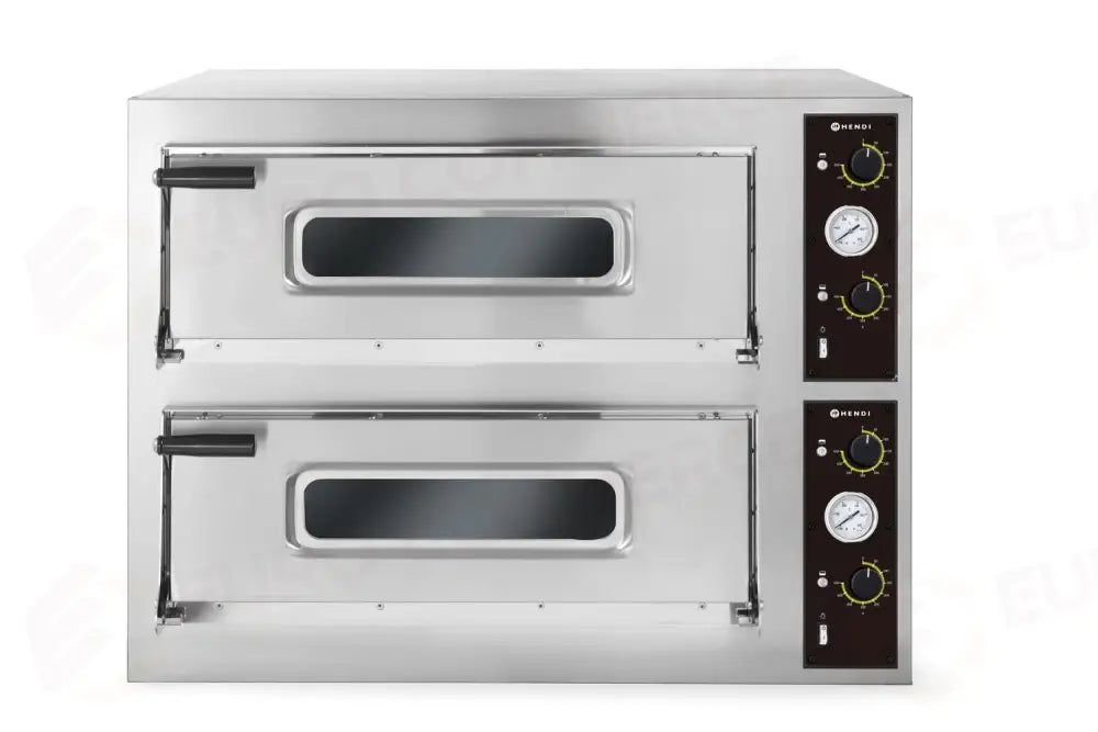 FORNO PIZZA BASIC 44 HENDI 2 CAMERE 400V/9400W 975X930X(H)742MM - 226698