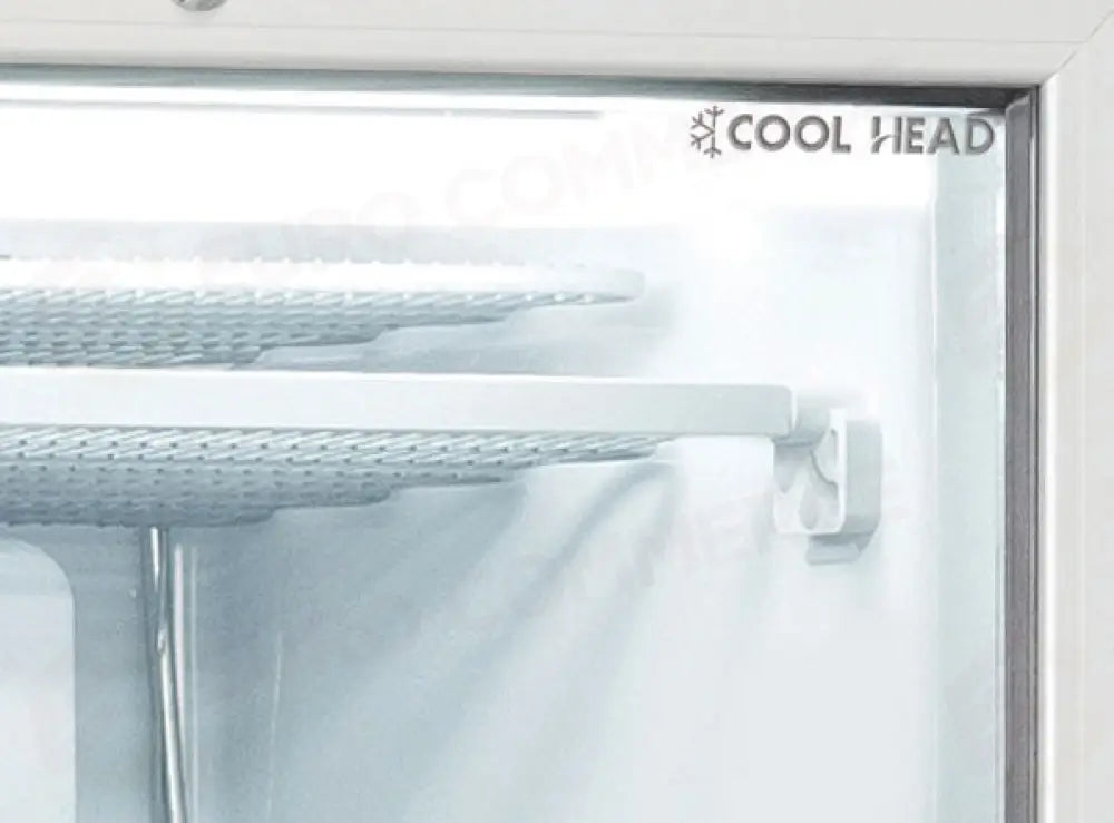 FREEZER VERTICALE DA 350 LT. CON OPALINA PUBBLICITARIA L1 -15°C/-18°C - TNG 480C - COOL HEAD