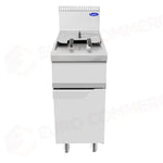 FRIGGITRICE A GAS UNA VASCA 21 LITRI SERIE 900 - AT9G4F-F - ATOSA