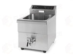 FRIGGITRICE AD INDUZIONE CON RUBINETTO DI SCARICO - 8 L HENDI 8L GRIGIO CHIARO 230V/3500W 288X6