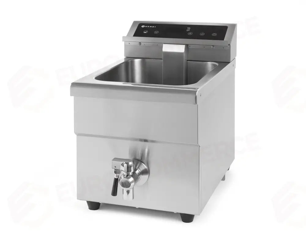 FRIGGITRICE AD INDUZIONE CON RUBINETTO DI SCARICO - 8 L HENDI 8L GRIGIO CHIARO 230V/3500W 288X6