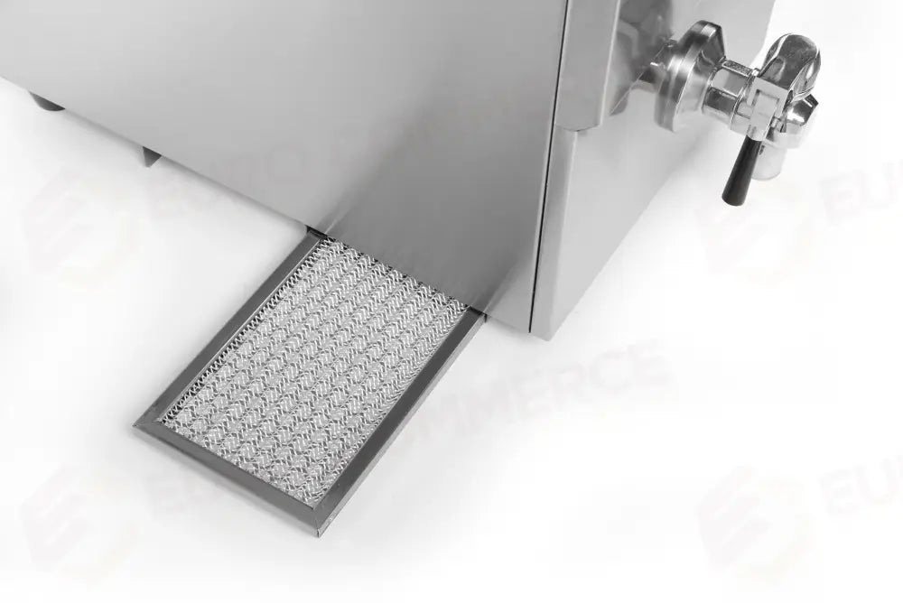 FRIGGITRICE AD INDUZIONE CON RUBINETTO DI SCARICO - 8 L HENDI 8L GRIGIO CHIARO 230V/3500W 288X6