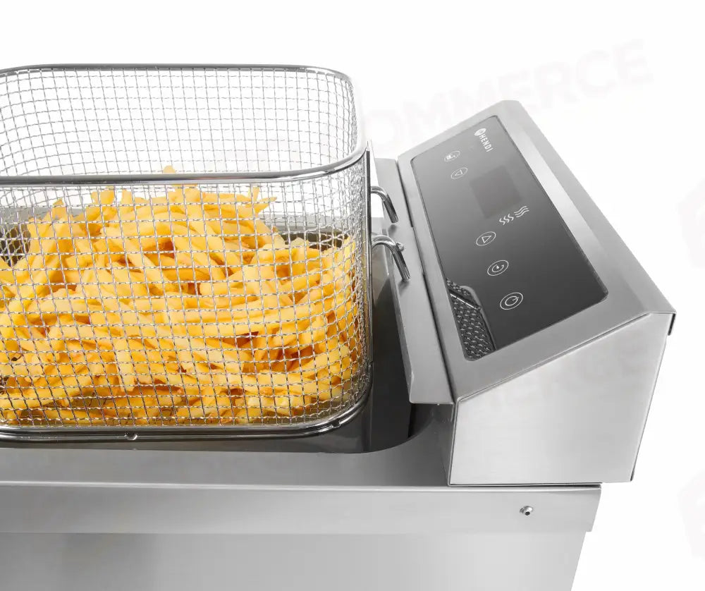 FRIGGITRICE AD INDUZIONE CON RUBINETTO DI SCARICO - 8 L HENDI 8L GRIGIO CHIARO 230V/3500W 288X6
