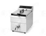 FRIGGITRICE AD INDUZIONE CON RUBINETTO DI SCARICO - 8 L HENDI 8L GRIGIO CHIARO 230V/3500W 288X6