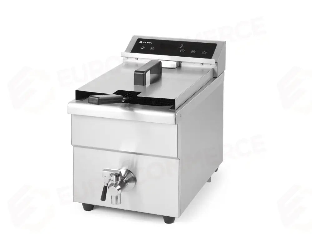 FRIGGITRICE AD INDUZIONE CON RUBINETTO DI SCARICO - 8 L HENDI 8L GRIGIO CHIARO 230V/3500W 288X6