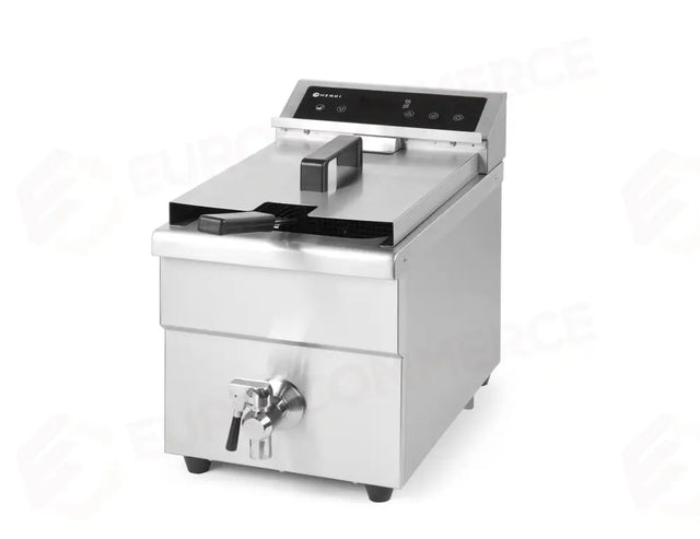 FRIGGITRICE AD INDUZIONE CON RUBINETTO DI SCARICO - 8 L, HENDI, 8L, GRIGIO CHIARO, 230V/3500W, 288X6 - 215012