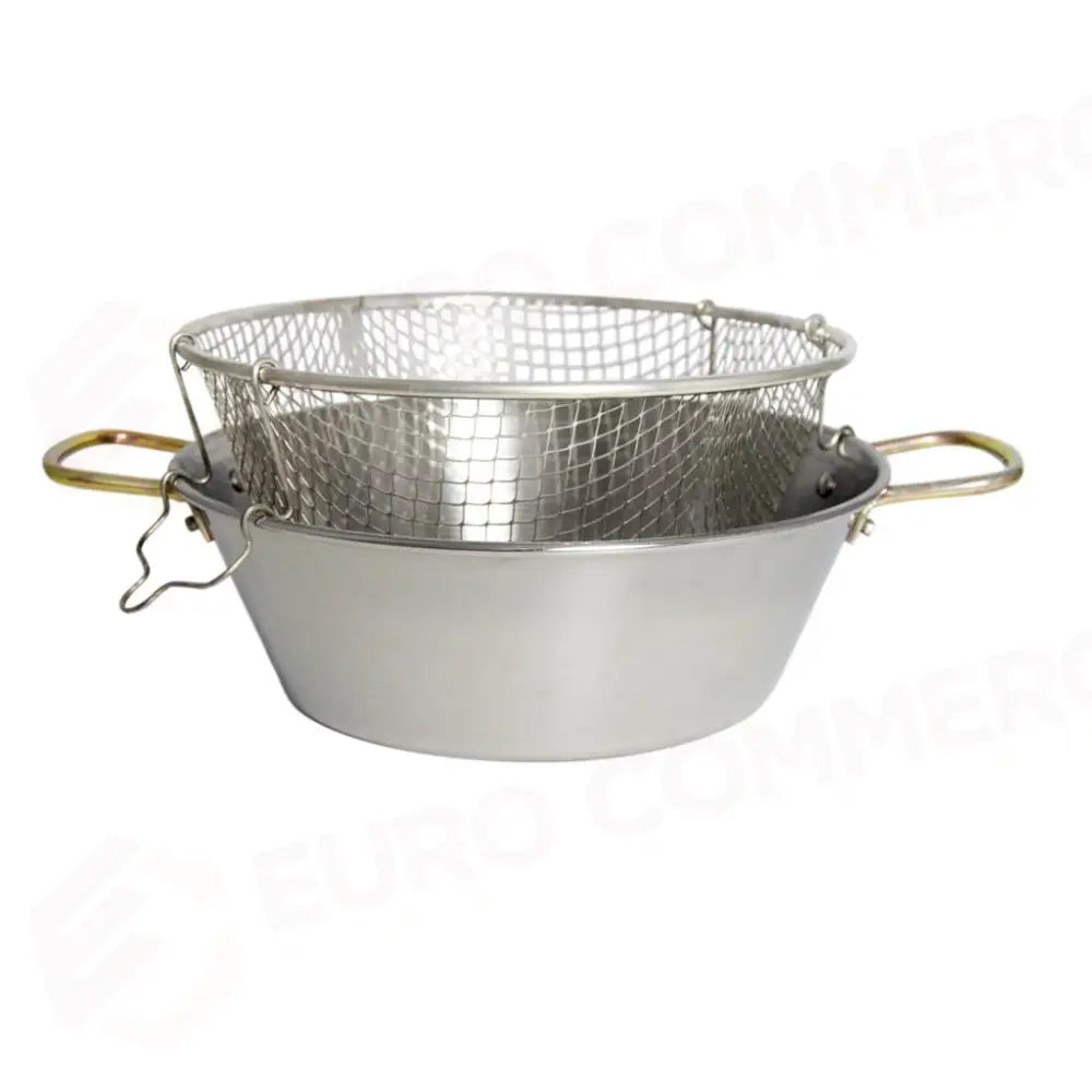 FRIGGITRICE CON CESTELLO 3 LT - 26 CM INOX L.A.R. - 4100122 - MEDRI