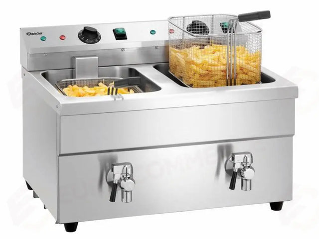 8+8 LITER INDUCTION FRYER - FRI2X8-IND - KAREL