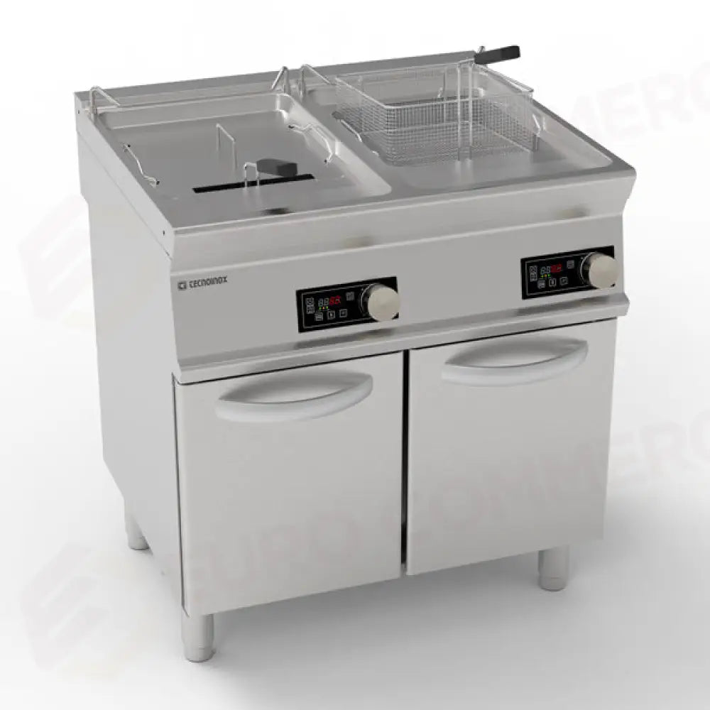 FRIGGITRICE ELET.80 17 + 17LT CONT.ELETT. - 716129 - TECNOINOX