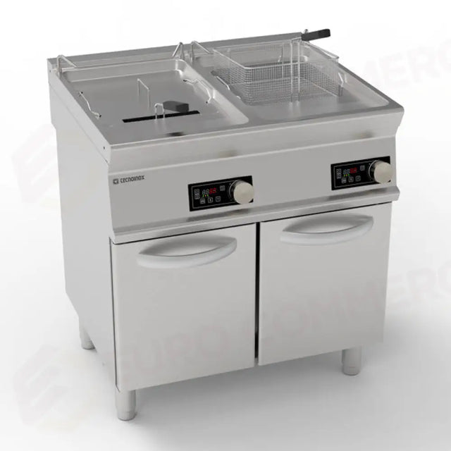 FRIGGITRICE ELET.80 17+17LT CONT.ELETT. - 716129 - TECNOINOX
