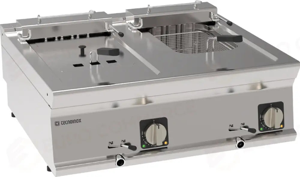 FRIGGITRICE ELETTRICA 80TOP 8 + 8LT - 716051 - TECNOINOX