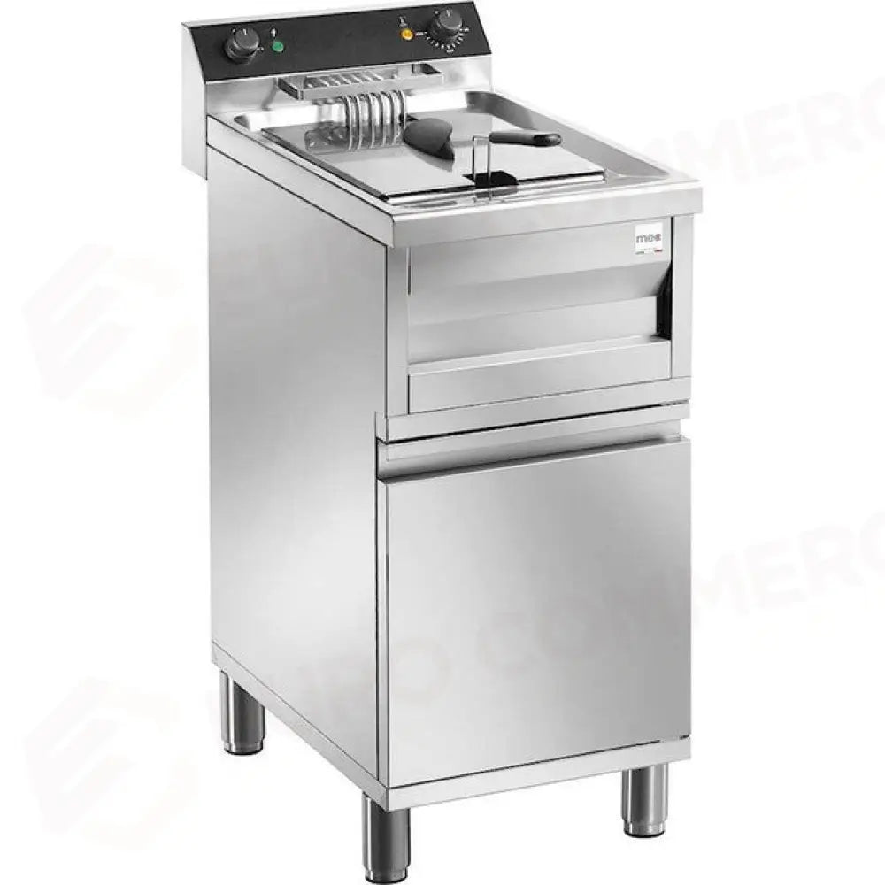 Friggitrice Elettrica da Banco Mec FT12FS- Capacità Olio 12 lt - Con Rubinetto di Scarico - Free Standing