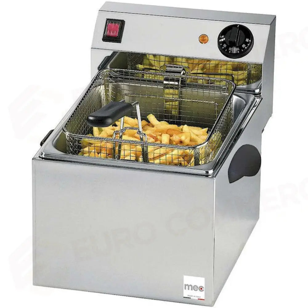 Friggitrice Elettrica da Banco Mec FT8 - Capacità Olio 8 lt