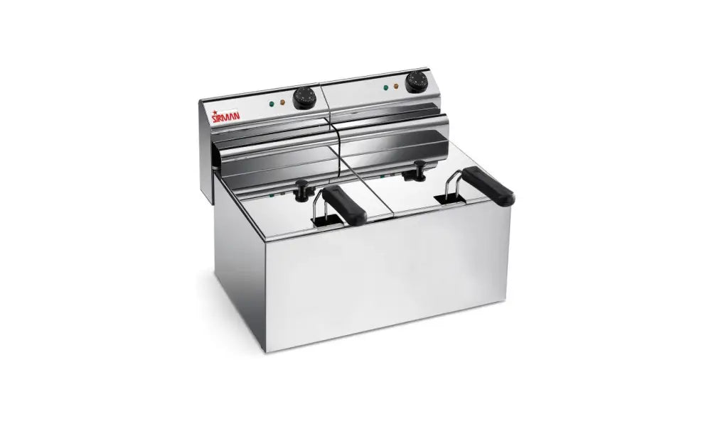FRIGGITRICE ELETTRICA SENZA RUBINETTO - ELDORADO 8X2 CE 380 TF - 30508803 - SIRMAN - FRIGGITRICI