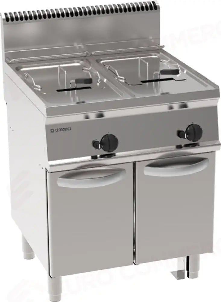 FRIGGITRICE GAS 70 13 + 13LT V.PULITA - 613095 - TECNOINOX