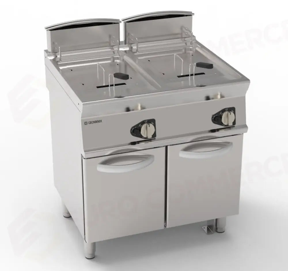 FRIGGITRICE GAS 80 13 + 13LT V.PULITA - 713133 - TECNOINOX