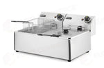FRIGGITRICE KITCHEN LINE - 2X 6L HENDI 12L 230V/6600W 550X430X(H)305MM - 205853