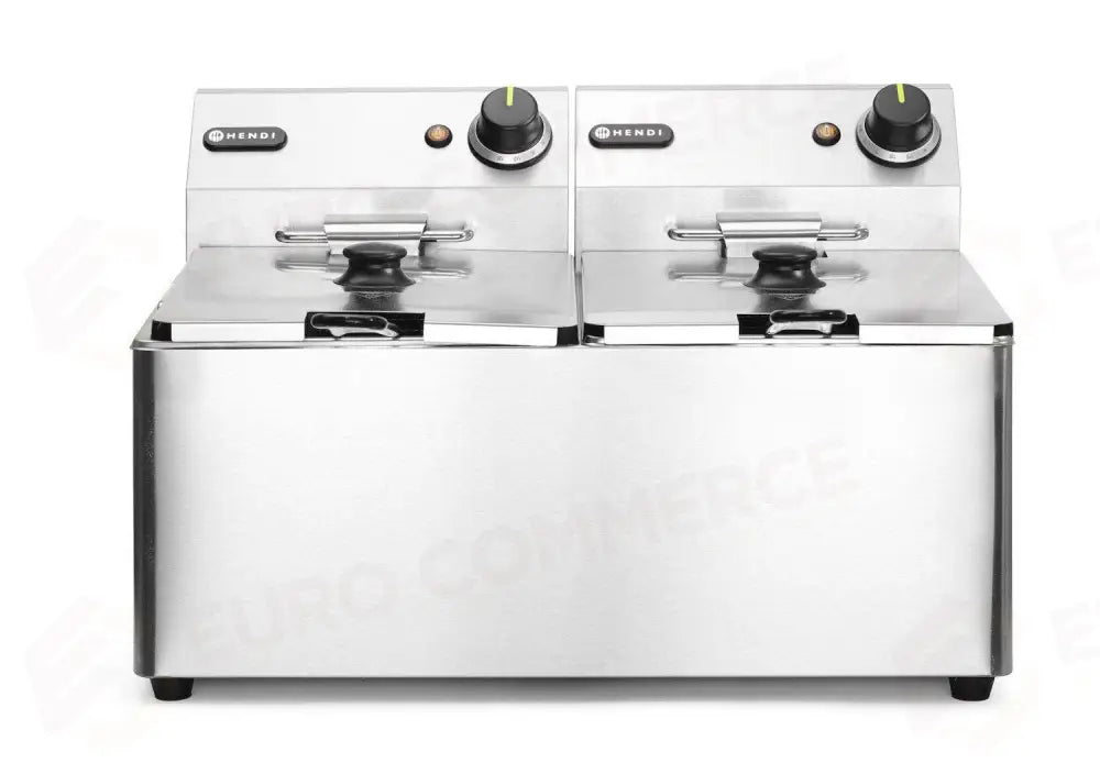FRIGGITRICE KITCHEN LINE - 2X 8L KITCHEN LINE 16L 230V/7000W 542X430X(H)351MM - HENDI