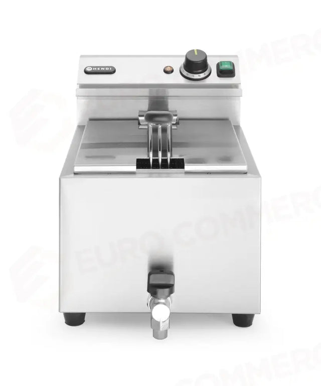 FRIGGITRICE PROFI LINE CON RUBINETTO DI SCARICO - 8 L, HENDI, PROFI LINE, 8L, GRIGIO CHIARO, 230V/35 - 209202
