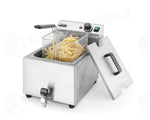 FRIGGITRICE PROFI LINE CON RUBINETTO DI SCARICO - 8 L HENDI 8L GRIGIO CHIARO 230V/35 - 209202