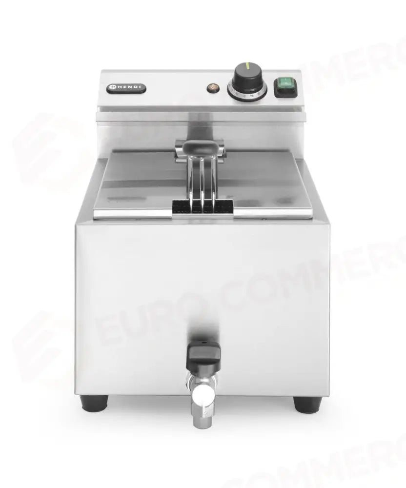 FRIGGITRICE PROFI LINE CON RUBINETTO DI SCARICO - 8 L PROFI LINE 8L GRIGIO CHIARO 230V/35 - HENDI