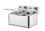 FRIGGITRICE PROFONDA 2X4 L HENDI KITCHEN LINE 8L 230V/6000W 470X380X(H)315MM - 205846