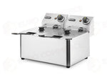 FRIGGITRICE PROFONDA 2X4 L HENDI KITCHEN LINE 8L 230V/6000W 470X380X(H)315MM - 205846