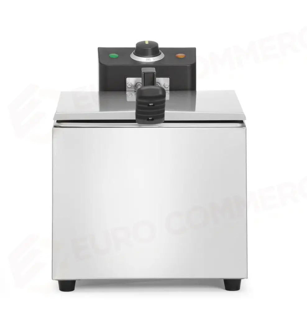FRIGGITRICE PROFONDA HENDI BUDGET LINE GN 1/2 8L ARGENTO 230V/3500W 267X407X(H)308MM - 205648