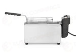 FRIGGITRICE PROFONDA HENDI BUDGET LINE GN 1/3 4L ARGENTO 230V/2800W 184X404X(H)258MM - 205631