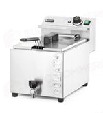 FRIGGITRICE PROFONDA XL CON RUBINETTO DI SCARICO HENDI GOLIATH 10L 400V/10200W 300X585X(H) - 209431