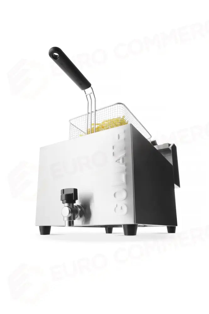 FRIGGITRICE PROFONDA XL CON RUBINETTO DI SCARICO HENDI GOLIATH 10L 400V/10200W 300X585X(H) - 209431