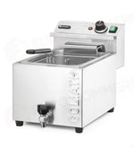 FRIGGITRICE PROFONDA XL CON RUBINETTO DI SCARICO HENDI GOLIATH 10L 400V/10200W 300X585X(H) - 209431