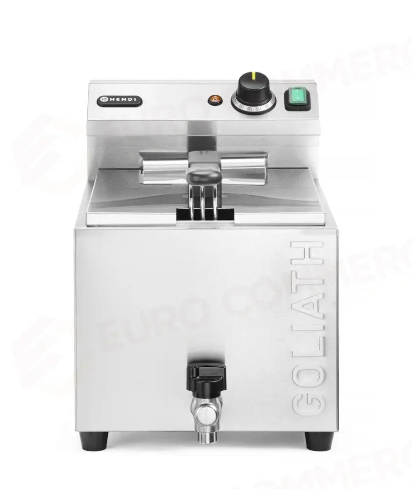 FRIGGITRICE PROFONDA XL CON RUBINETTO DI SCARICO GOLIATH 10L 400V/10200W 300X585X(H) - HENDI