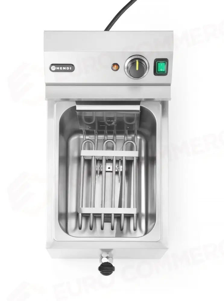 FRIGGITRICE PROFONDA XL CON RUBINETTO DI SCARICO HENDI GOLIATH 10L 400V/10200W 300X585X(H) - 209431