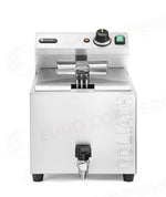 FRIGGITRICE PROFONDA XL CON RUBINETTO DI SCARICO HENDI GOLIATH 10L 400V/10200W 300X585X(H) - 209431