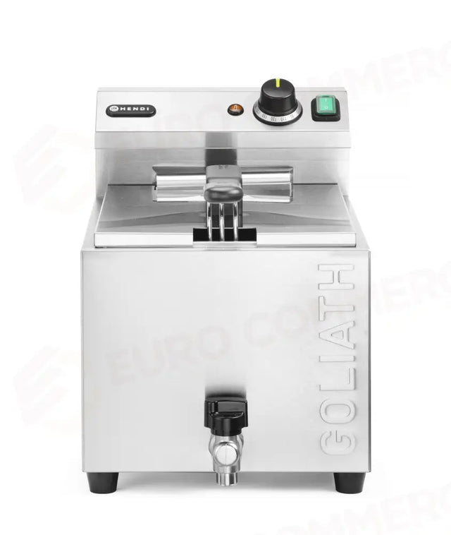 FRIGGITRICE PROFONDA XL CON RUBINETTO DI SCARICO HENDI GOLIATH, HENDI, 10L, 400V/10200W, 300X585X(H) - 209431