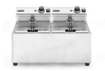 FRIGGITRICI PROFI LINE - 2 X 8 L HENDI 16L 230V/7000W 605X460X(H)369MM - 207307