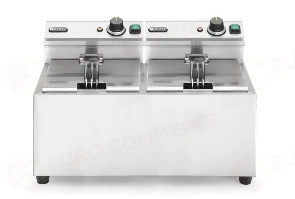 FRIGGITRICI PROFI LINE - 2 X 8 L HENDI 16L 230V/7000W 605X460X(H)369MM - 207307