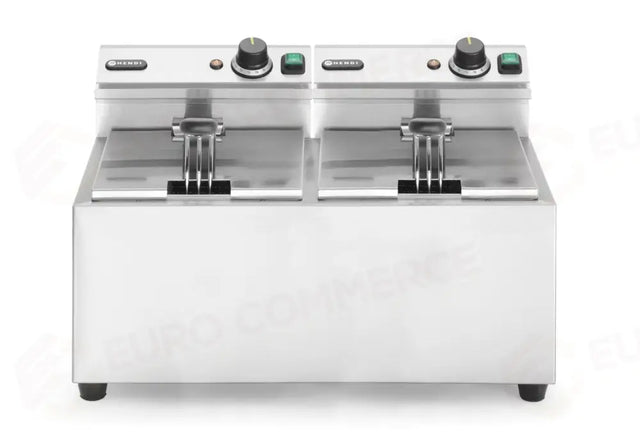 FRIGGITRICI PROFI LINE - 2 X 8 L, HENDI, PROFI LINE, 16L, 230V/7000W, 605X460X(H)369MM - 207307