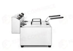 FRIGGITRICI PROFI LINE - 2 X 8 L HENDI 16L 230V/7000W 605X460X(H)369MM - 207307