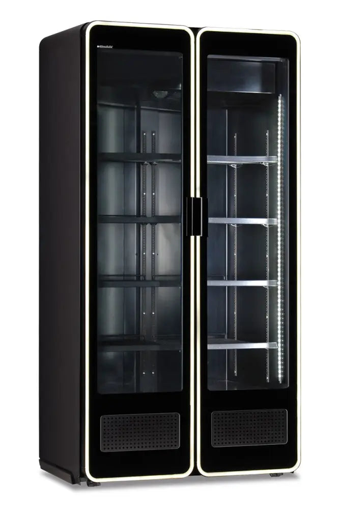 FRIGO A VETRINA BIBITE - ILLUMIA 1270 NERO - KLIMAITALIA